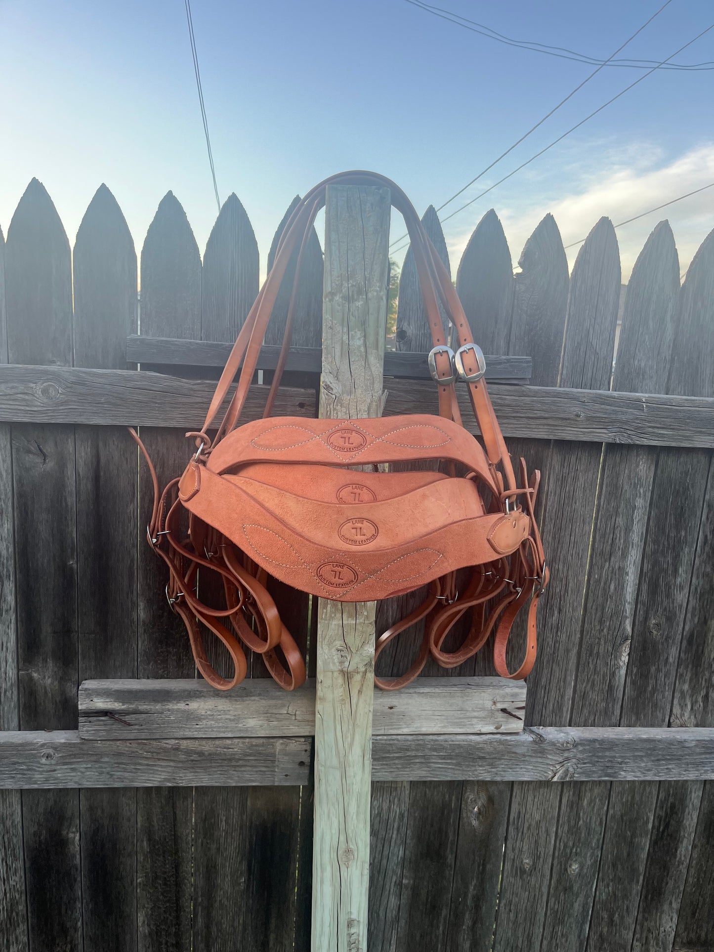 Southwest style breast collar