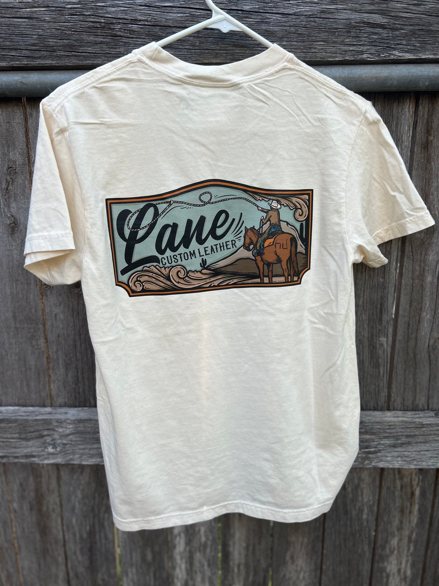 Ivory Comfort Colors Pocket T-Shirt