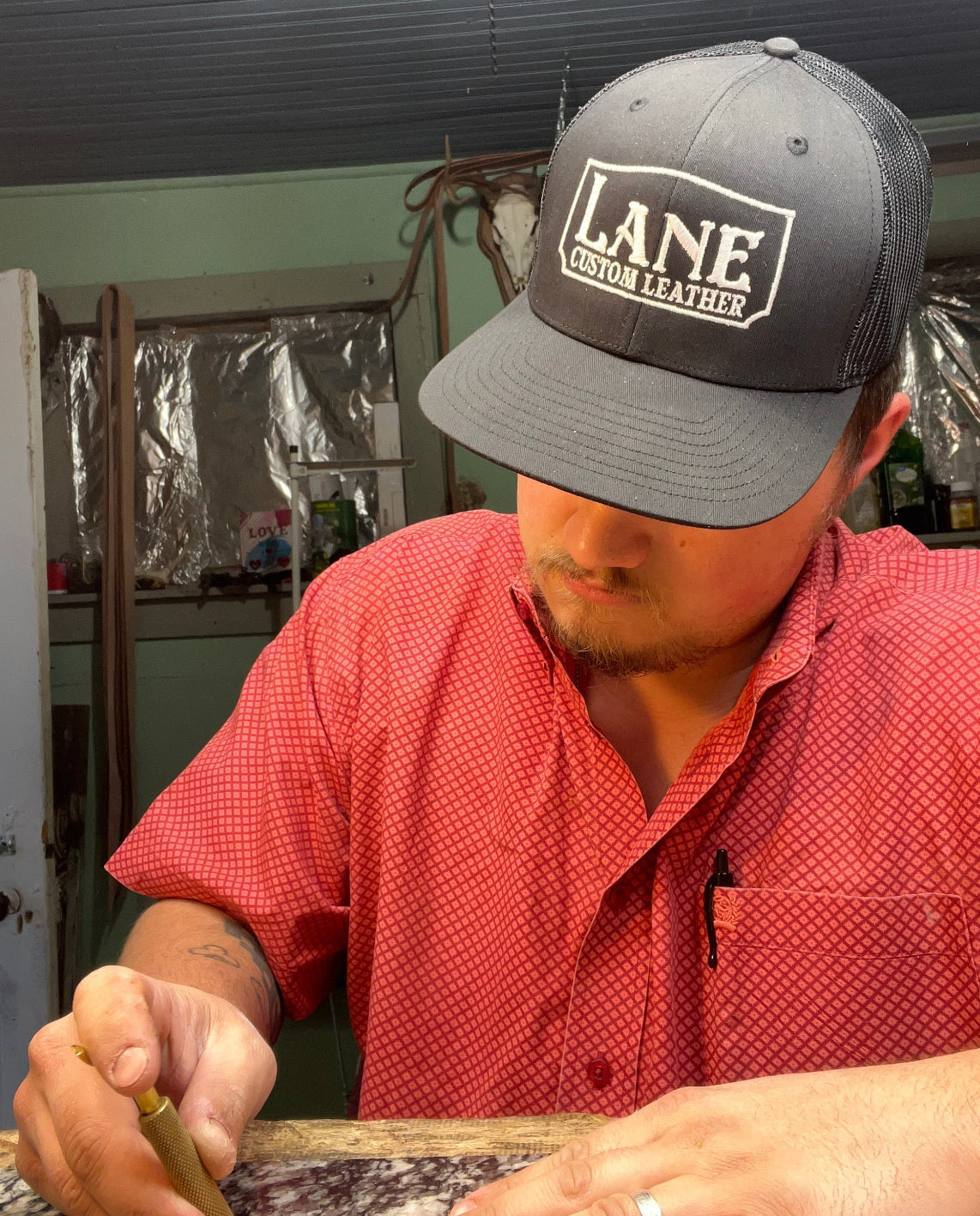Lane Custom Leather Hats