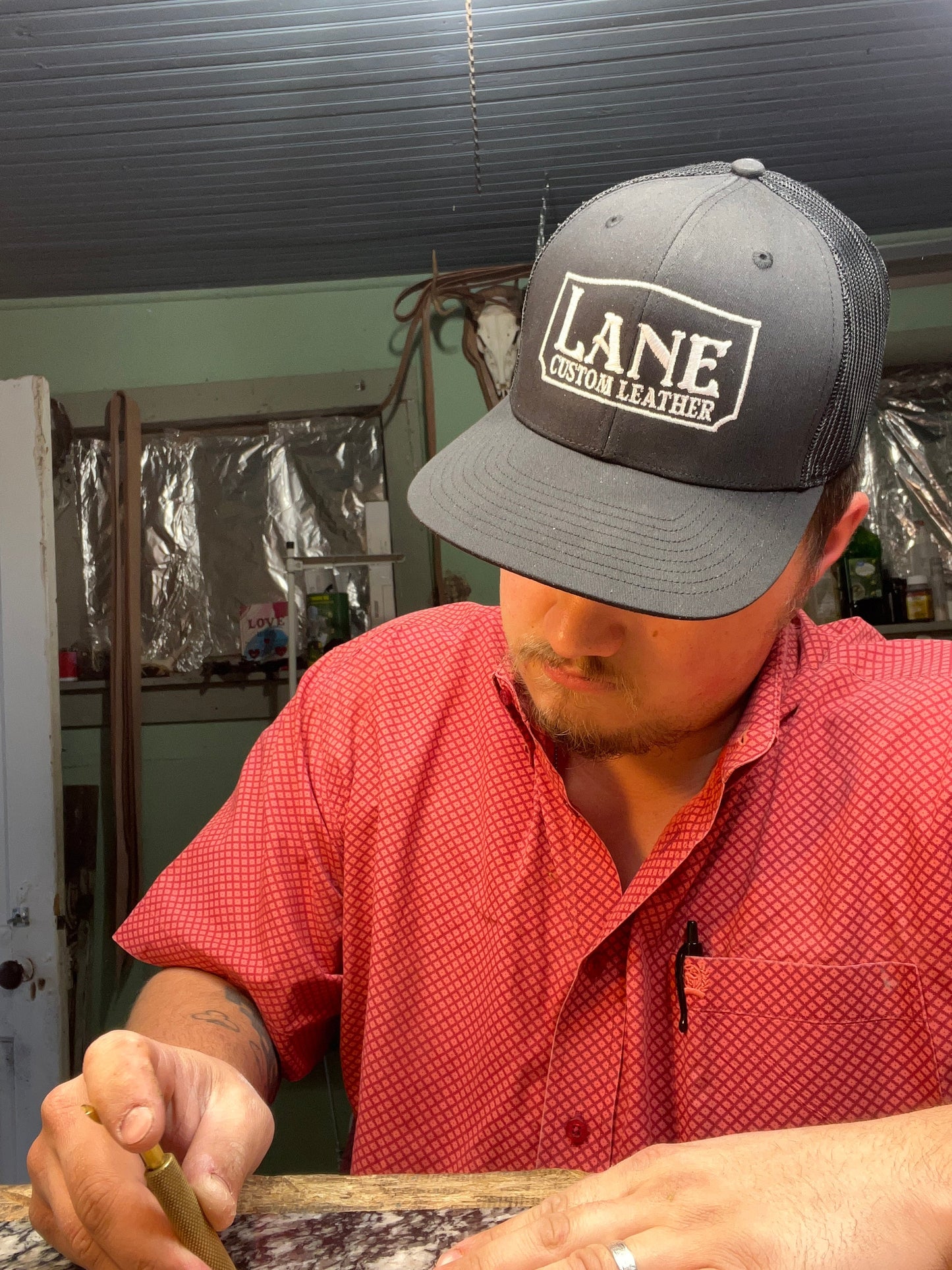 Lane Custom Leather Hats