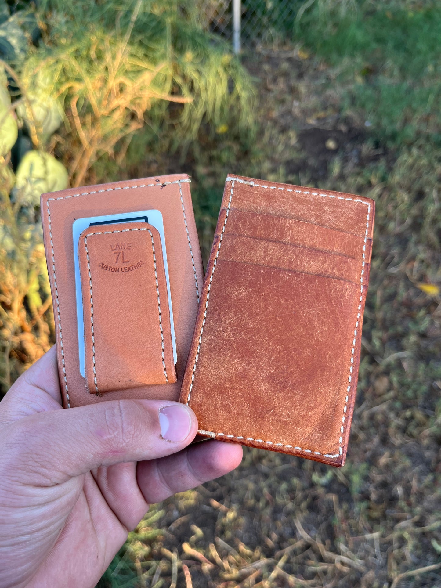 Magnet money clip wallet.