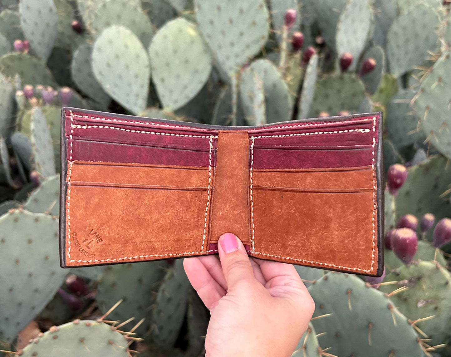 Basket Stamp Bi-Fold Wallet