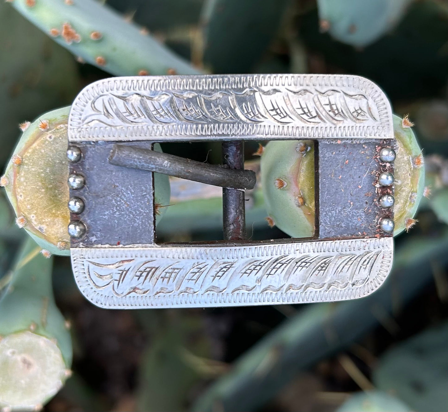 Square Silver Buckle